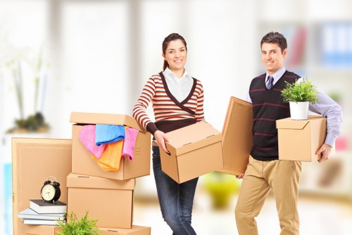 Careful furniture handling during a central London move