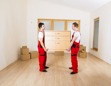 Professional man with a van handling office relocation in Soho
