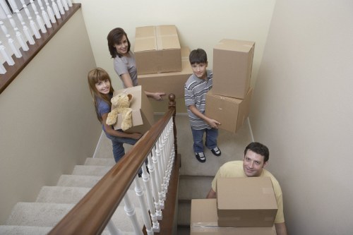 Commercial office movers planning a Soho business relocation with labeled equipment